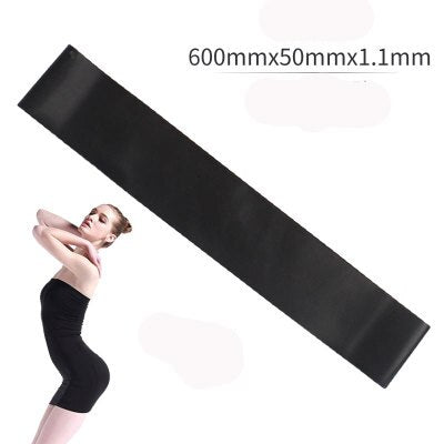 Yoga Rubber Resistance Bands Indoor Outdoor Fitness Equipment 0.4mm-1.2mm Pilates Sport Training Workout Elastic Bands