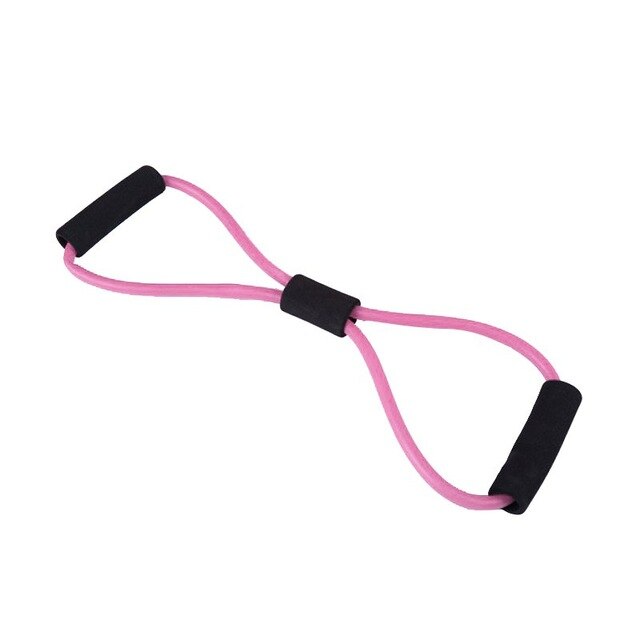 1Pcs Outdoor Sport Strength Elastic Tube Resistance Training Bands Workout Exercise Yoga 8 Types Body Building Fitness Equipment