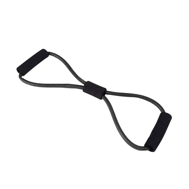 1Pcs Outdoor Sport Strength Elastic Tube Resistance Training Bands Workout Exercise Yoga 8 Types Body Building Fitness Equipment