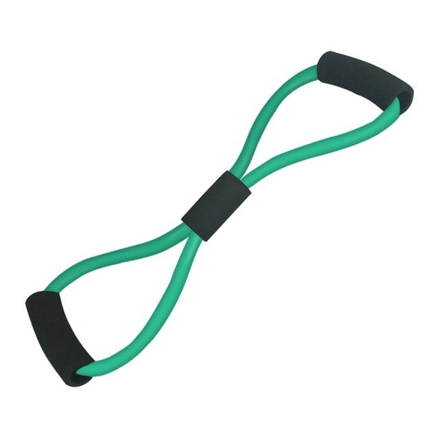 8 Word Fitness Rope Resistance Bands Rubber Bands for Fitness Elastic Band Fitness Equipment Expander Workout Gym Exercise Train