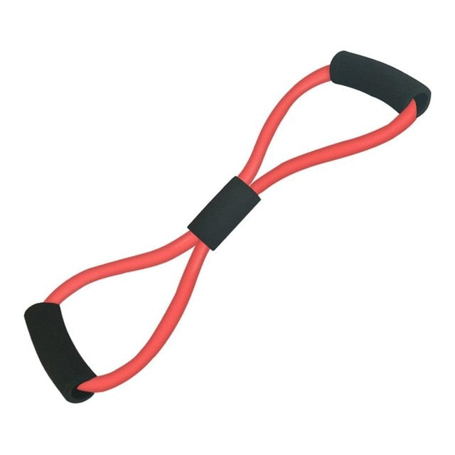 8 Word Fitness Rope Resistance Bands Rubber Bands for Fitness Elastic Band Fitness Equipment Expander Workout Gym Exercise Train
